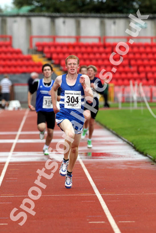 Jonnie Nisbet (Morpeth Harriers), Under17s 1500 metres, Gateshead Tartan Games